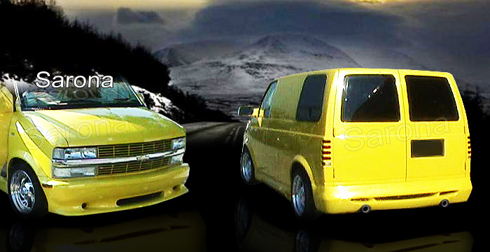 Custom Chevy Astro Body Kit  Van (1995 - 2005) - $1390.00 (Manufacturer Sarona, Part #CH-016-KT)
